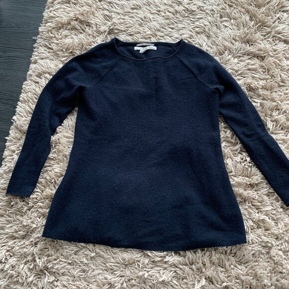 Nordstrom brand women's cashmere sweater, navy blue, size XS - Picture 3 of 3